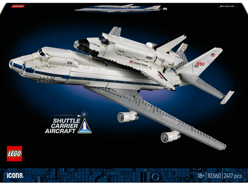 LEGO Icons 10360 Spaceshuttle-Transport-Jumbo
