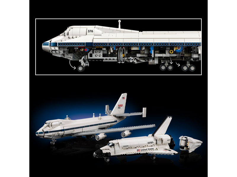 LEGO Icons 10360 Spaceshuttle-Transport-Jumbo
