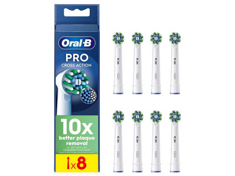 Oral-B Bürstenköpfe Cross Action 8 pcs