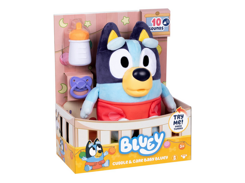 Bluey Cuddle & Care Baby Plush w. sounds