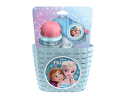 Frozen Bikeset with Bell Basket and Drinking bottle