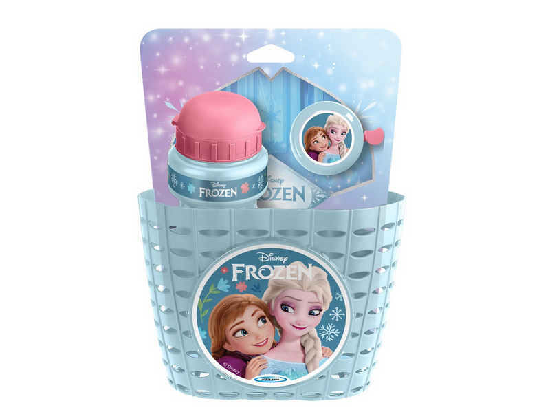Frozen Bikeset with Bell Basket and Drinking bottle