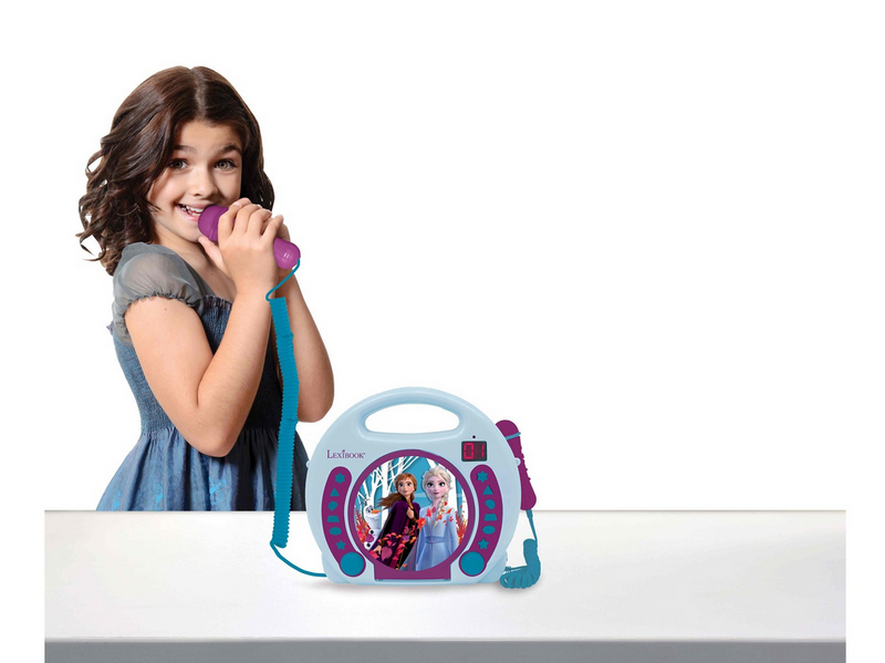Frozen Portable CD player with 2 Sing Along microp