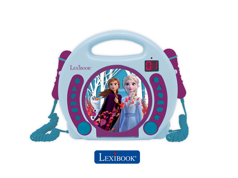 Frozen Portable CD player with 2 Sing Along microp