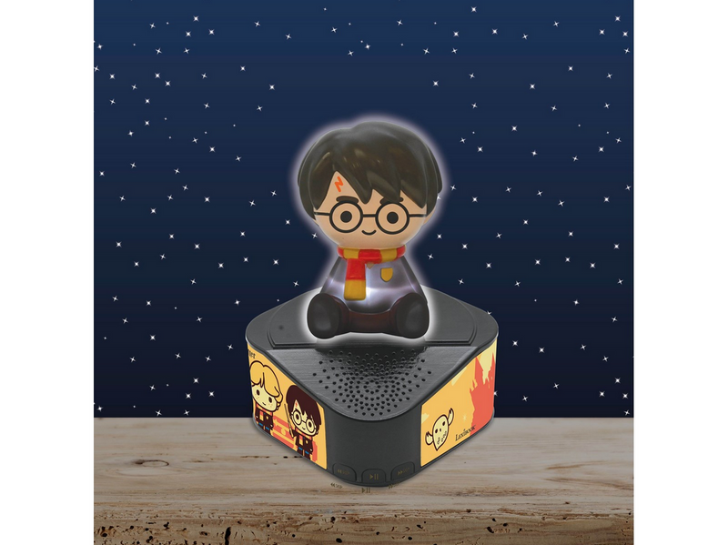 Harry Potter Bluetooth speaker with a figurine