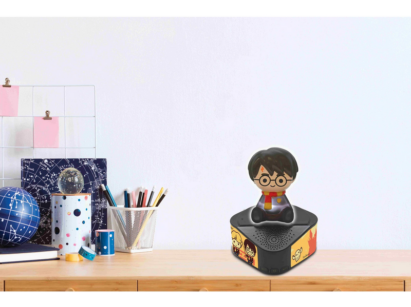 Harry Potter Bluetooth speaker with a figurine