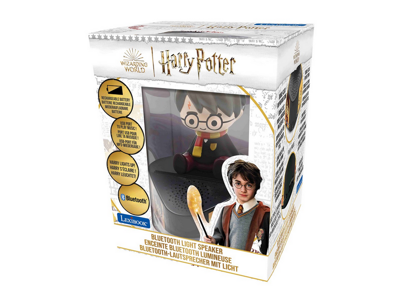 Harry Potter Bluetooth speaker with a figurine