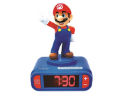 Mario Digital Alarm Clock with 3D Super Figure Lights and Sounds