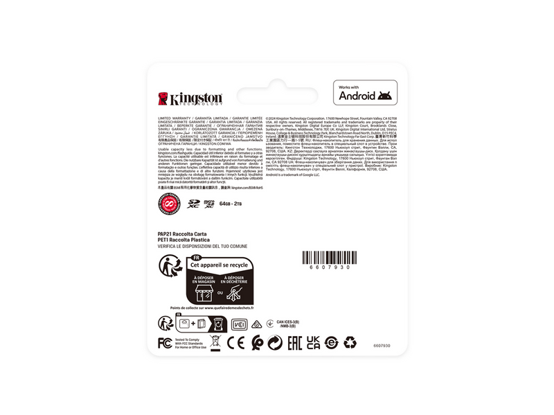 Kingston Canvas Select Plus Gen3 SDXC - 150MB/s - 128GB