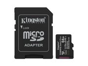 Kingston Canvas Select Plus Gen3 MicroSD/SD - 100MB/s - 64GB