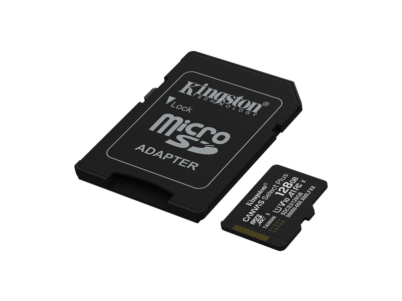 Kingston Canvas Select Plus Gen3 MicroSD/SD - 150MB/s - 128GB