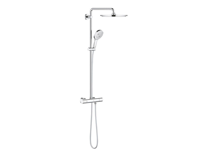Grohe Rainshower SmartActive 310 shower system thermostat for wall, chrome