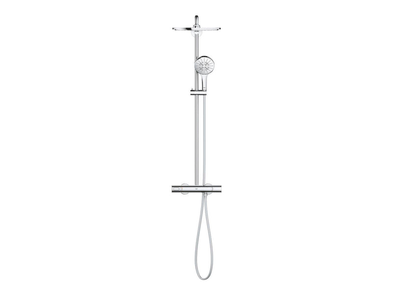 Grohe Rainshower SmartActive 310 shower system thermostat for wall, chrome