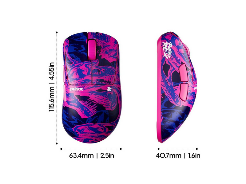 Pulsar Xlite v4 Mini Wireless - PRX Limited Edition - Gaming Maus (Lila)