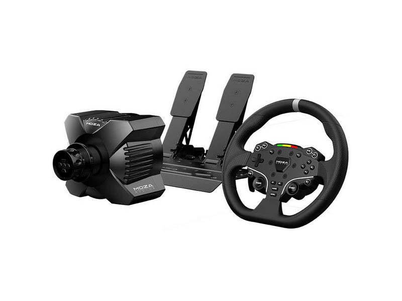 Moza Racing R3 Bundle (R3 Base + ES Lenkrad + SR-P Lite Pedale + Tischklemme ) - PC