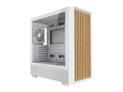 DUTZO C740 Airflow Wood - Gehäuse - Miditower - Weiß
