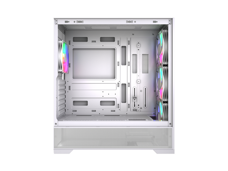 DUTZO C740 Airflow ARGB - Gehäuse - Miditower - Weiß