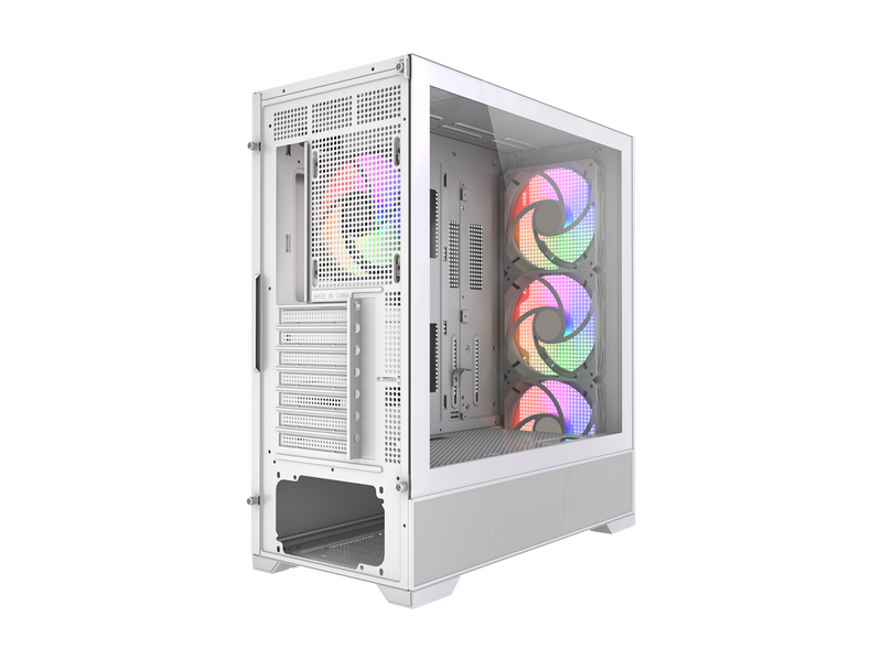 DUTZO C740 Airflow ARGB - Gehäuse - Miditower - Weiß