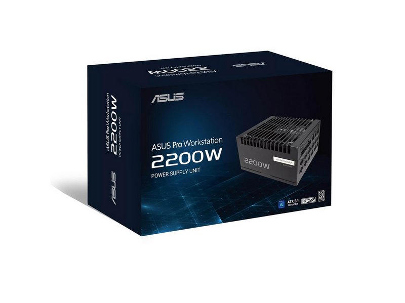 ASUS Pro WS 2200 Netzteile - 2200 Watt - ATX 3.1 - 80 Plus Platinium