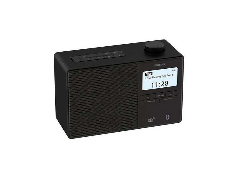 Philips TAR5600/00 Clockradio - DAB+/FM - Mono - schwarz