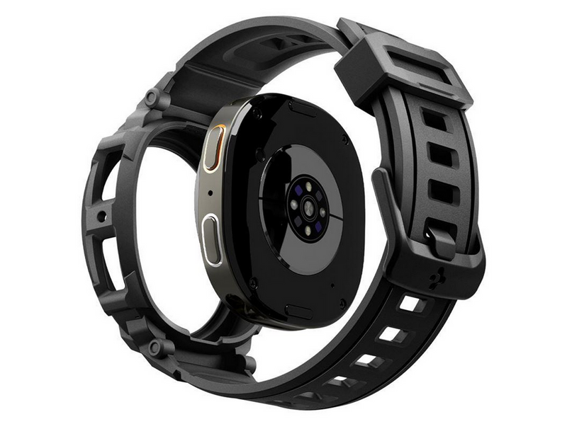 Spigen Rugged Armor Pro - matte black - Samsung Galaxy Watch 8 (40mm)