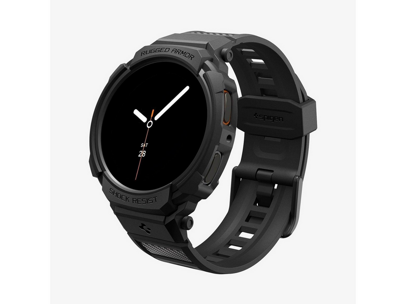 Spigen Rugged Armor Pro - matte black - Samsung Galaxy Watch 8 (40mm)