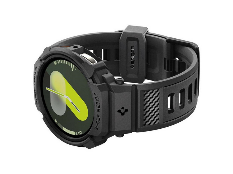 Spigen Rugged Armor Pro - matte black - Samsung Galaxy Watch 8 (40mm)