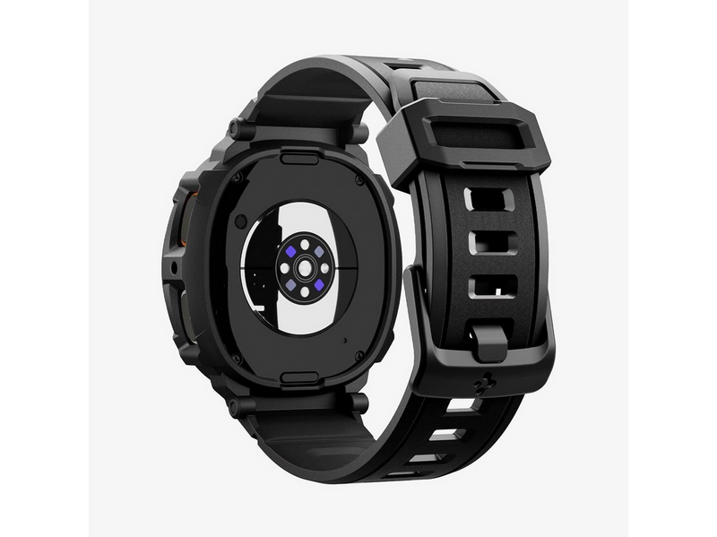 Spigen Rugged Armor Pro - matte black - Samsung Galaxy Watch 8 (44mm)
