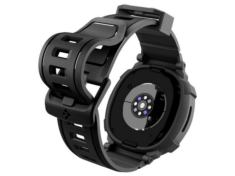 Spigen Rugged Armor Pro - matte black - Samsung Galaxy Watch 8 (44mm)