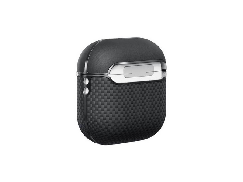PITAKA Aramid Fiber Magnetic Case black/gray - AirPods 4