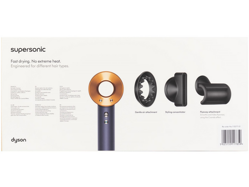 Dyson Haartrockner / Föhne Supersonic hair dryer Midnight Blue/Copper - 1600 W