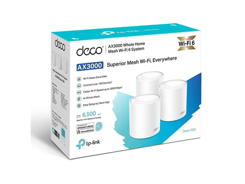 TP-Link Deco X50 (1-pack) AX3000 - Mesh router