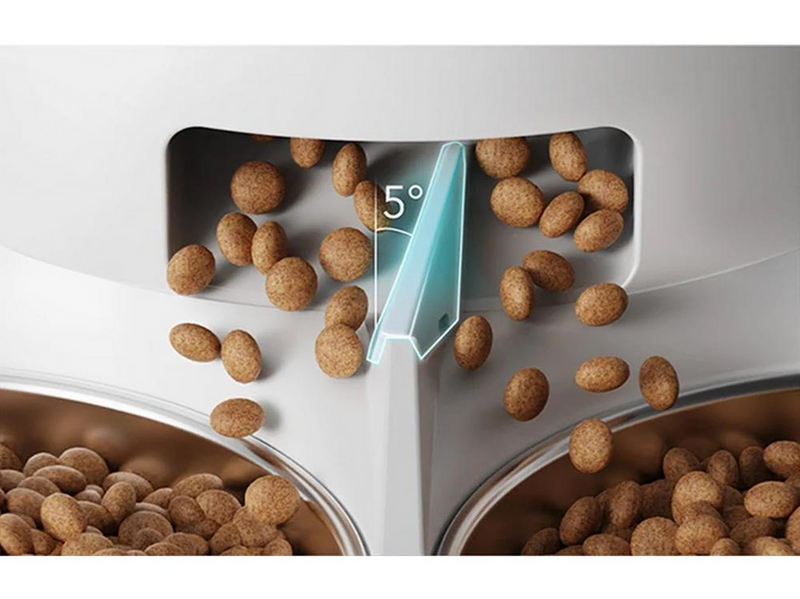 Petlibro Granary Camera Food Dispenser with Double Bowl 5L White