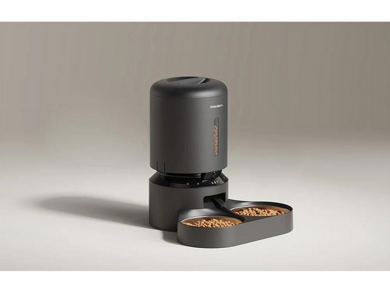 Petlibro Granary Camera Food Dispenser with Double Bowl 5L Black