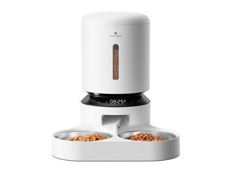 Petlibro Granary Food Dispenser with Double Bowl 5L - White