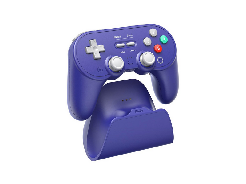 8BitDo Pro 3 - Bluetooth - 2.4G - Hall Effect - TMR - Purple - Wireless Controller - Nintendo Switch 2