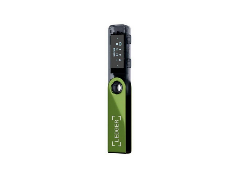 Ledger Nano S Plus Oxidate Green Crypto Hardware Wallet