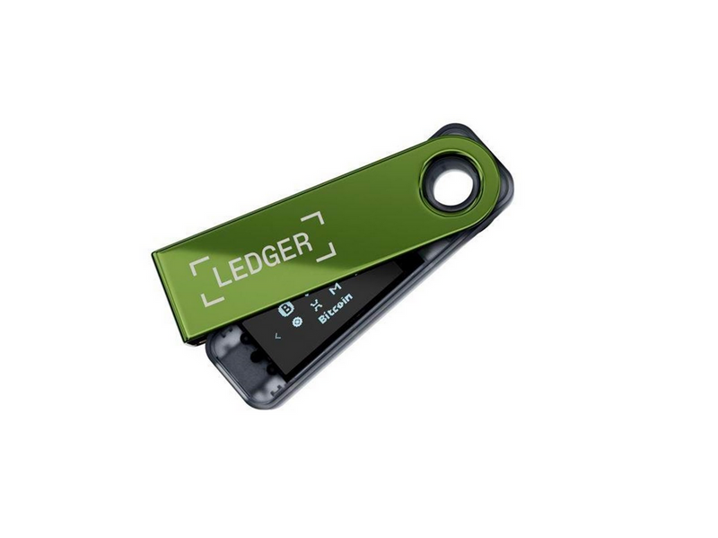 Ledger Nano S Plus Oxidate Green Crypto Hardware Wallet