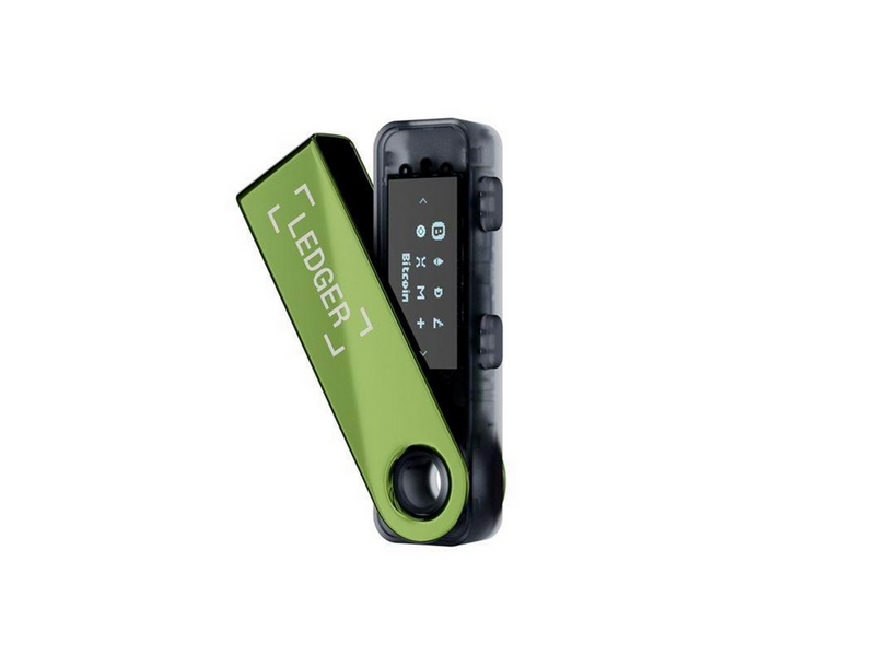 Ledger Nano S Plus Oxidate Green Crypto Hardware Wallet