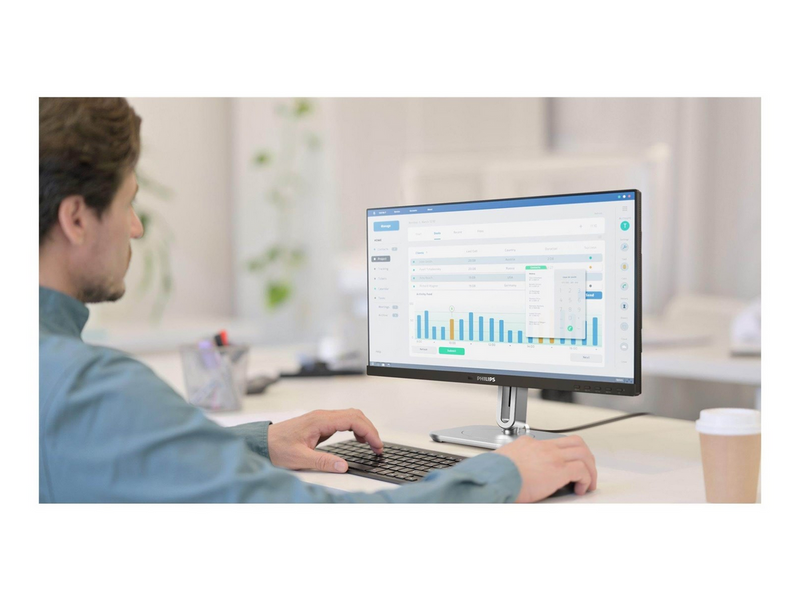 24" Philips 5000 Series 24B2G5301 - 1920x1080 (FHD) - 100Hz - IPS - KVM switch