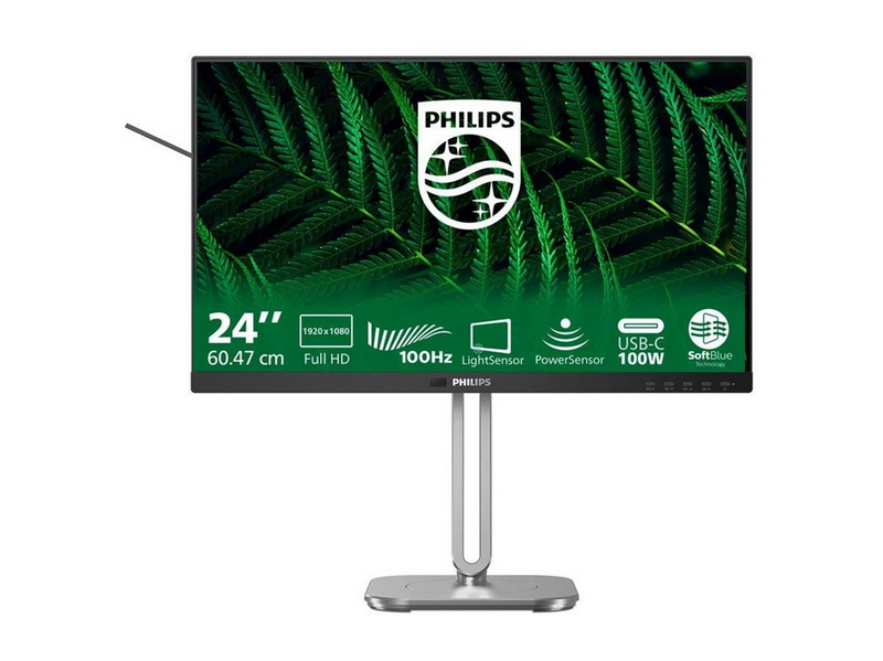 24" Philips 5000 Series 24B2G5301 - 1920x1080 (FHD) - 100Hz - IPS - KVM switch