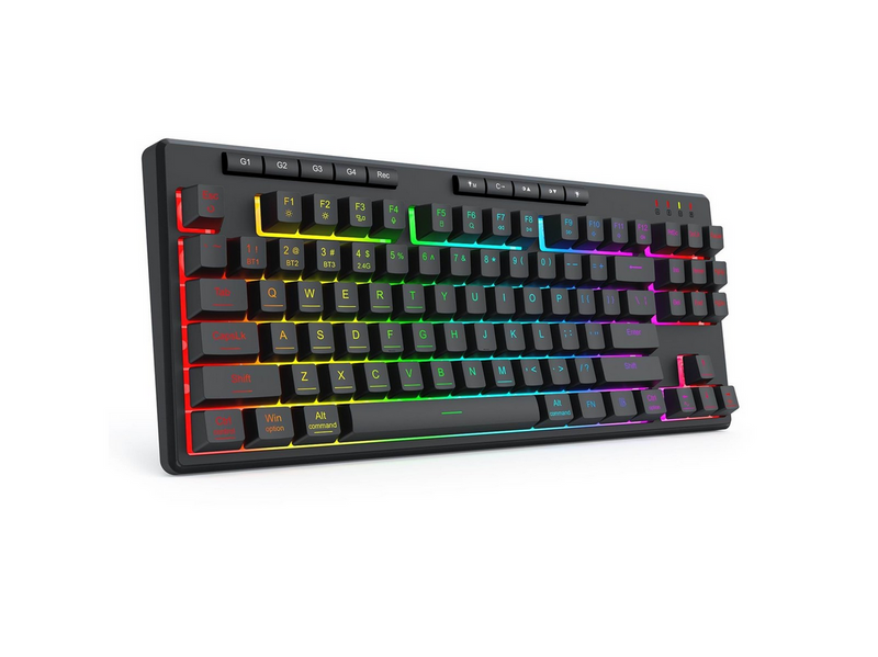 REDRAGON K516RGB-PRO SHIVA PRO 87 keyboard - Gaming Tastatur - 80% - Englisch (US) - Schwarz