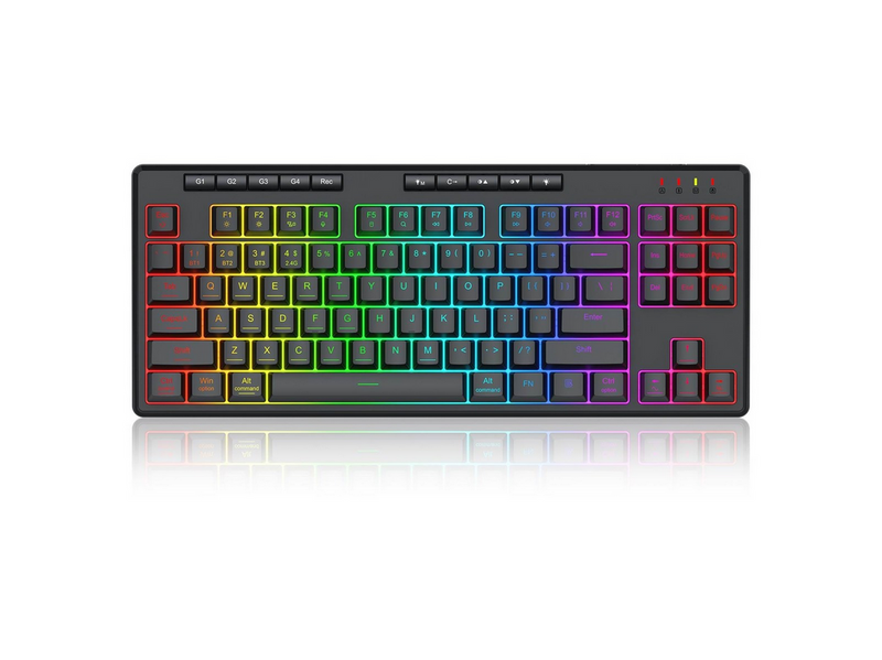 REDRAGON K516RGB-PRO SHIVA PRO 87 keyboard - Gaming Tastatur - 80% - Englisch (US) - Schwarz