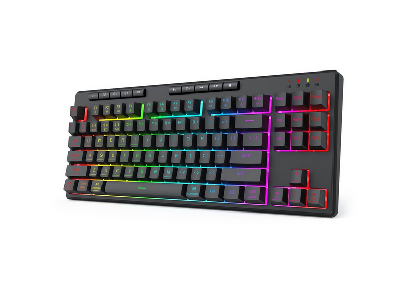 REDRAGON K516RGB-PRO SHIVA PRO 87 keyboard - Gaming Tastatur - 80% - Englisch (US) - Schwarz