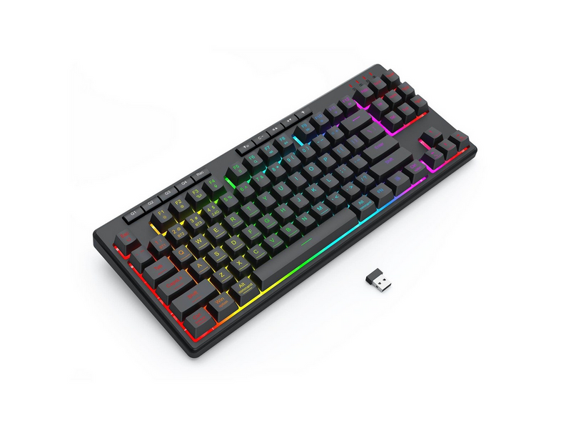 REDRAGON K516RGB-PRO SHIVA PRO 87 keyboard - Gaming Tastatur - 80% - Englisch (US) - Schwarz