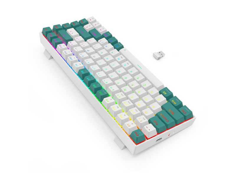 REDRAGON K678WG-RGB-PRO Singed keyboard - Gaming Tastatur - 75% - Englisch (US) - Weiss