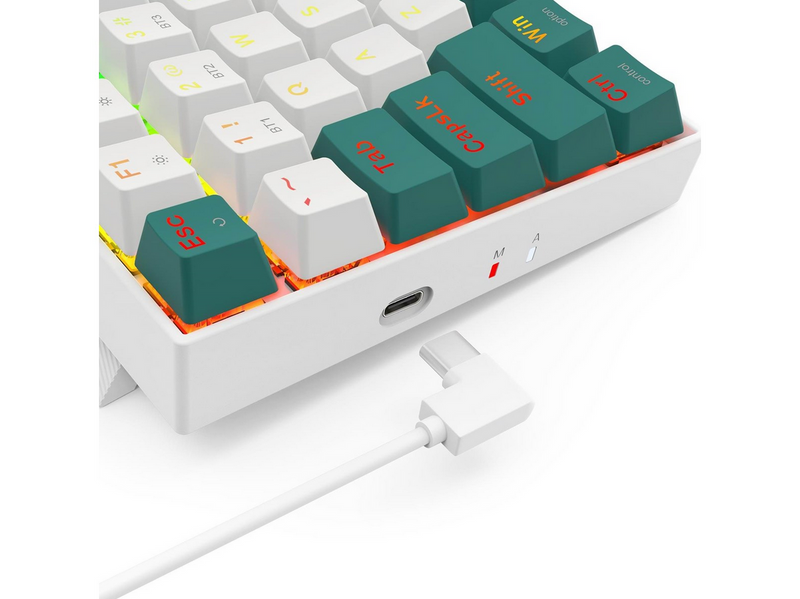 REDRAGON K678WG-RGB-PRO Singed keyboard - Gaming Tastatur - 75% - Englisch (US) - Weiss