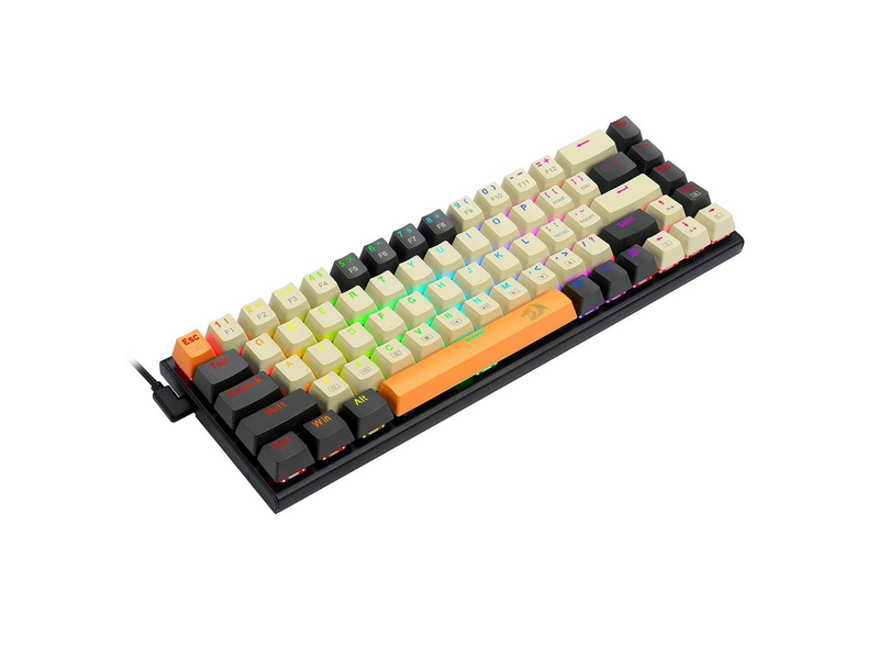 REDRAGON K633CGO-RGB Ryze keyboard - Gaming Tastatur - 65% - Englisch (US) - Schwarz
