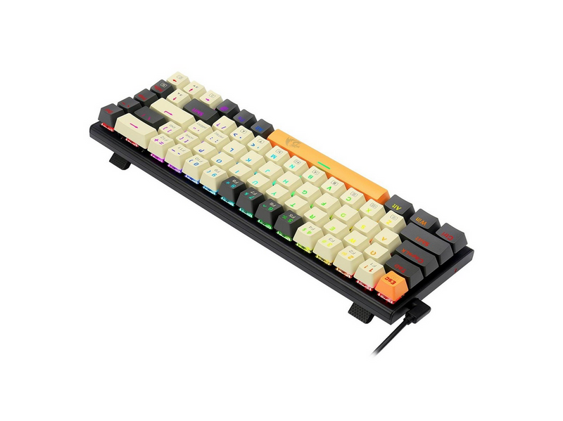 REDRAGON K633CGO-RGB Ryze keyboard - Gaming Tastatur - 65% - Englisch (US) - Schwarz