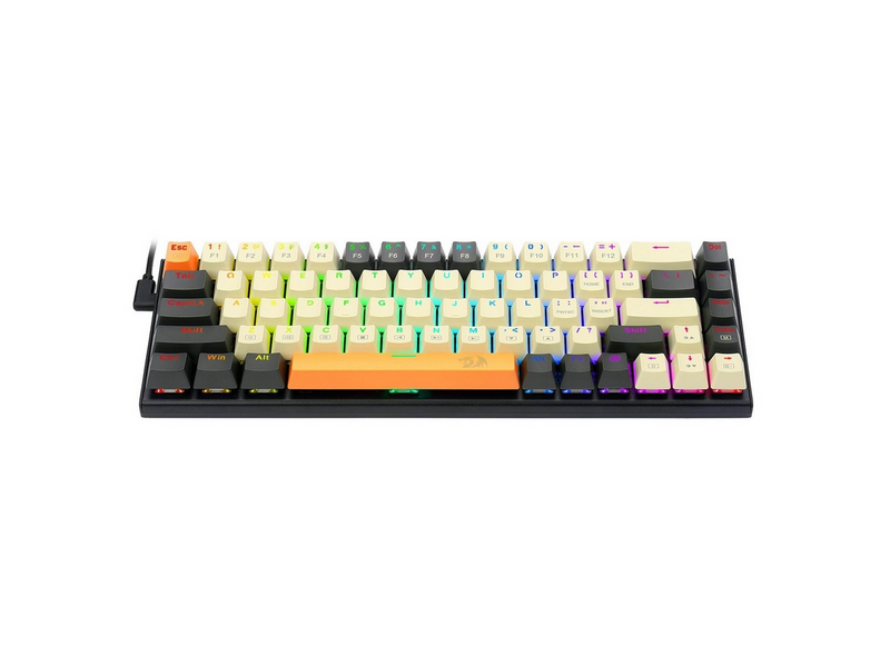REDRAGON K633CGO-RGB Ryze keyboard - Gaming Tastatur - 65% - Englisch (US) - Schwarz